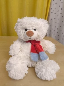 Plüschtier Bob der Bär Eisbär Schal Kaufhof Köln Stofftier Bär weiß Weihnachten  - Bild 1 von 10