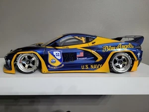 Custom 1/10 C8 Corvette Body Only. Fits Usukani, Yokomo, MST, etc - Picture 1 of 11