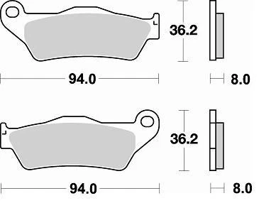 Braking CM46 Brake Pads #746CM46 KTM/Husqvarna/TM/Husaberg/Sherco/Gas Gas/BMW - Image 1 of 1