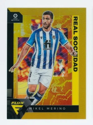 2021-22 Mikel Merino Panini Chronicles Flux Gold Refractor Real Sociedad 4/10 - Image 1 of 3