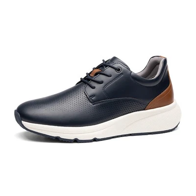 Men's Dress Sneakers Casual Lace Up Oxford Cushioned Walking Shoes Lightweight - Image 1 of 4