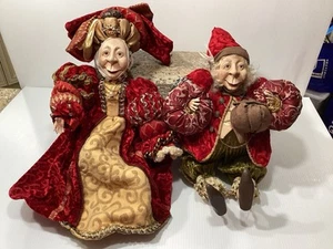 The Lam Lee Group QUEEN of HEARTS & CHRISTMAS JESTER Puppen beide TOP!! - Bild 1 von 20