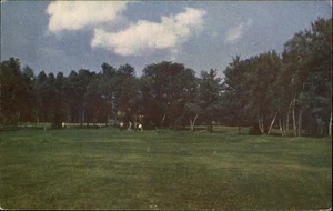 Saratoga Springs New York Spa Golf Course octavo verde postal vintage sin usar - Imagen 1 de 2