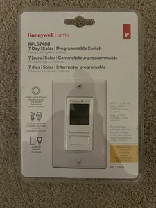 Honeywell Home Econoswitch 7-Day Programmable Light Switch Timer, White - Picture 1 of 2