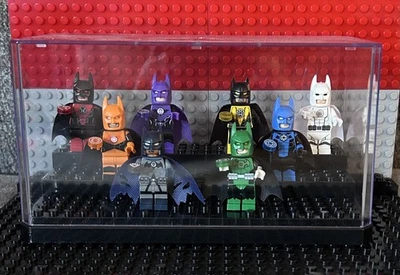 Lot of LEGO Custom BATMAN LANTERN minifigures Green Yellow White Black Blue Red  - Image 1 of 4