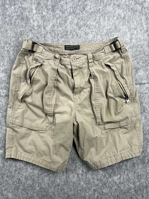 Abercrombie & Fitch Hombres Caqui Carga Paracaidista Pantalones Cortos Cintura Ajustable Talla 31 Foto 1 de 4