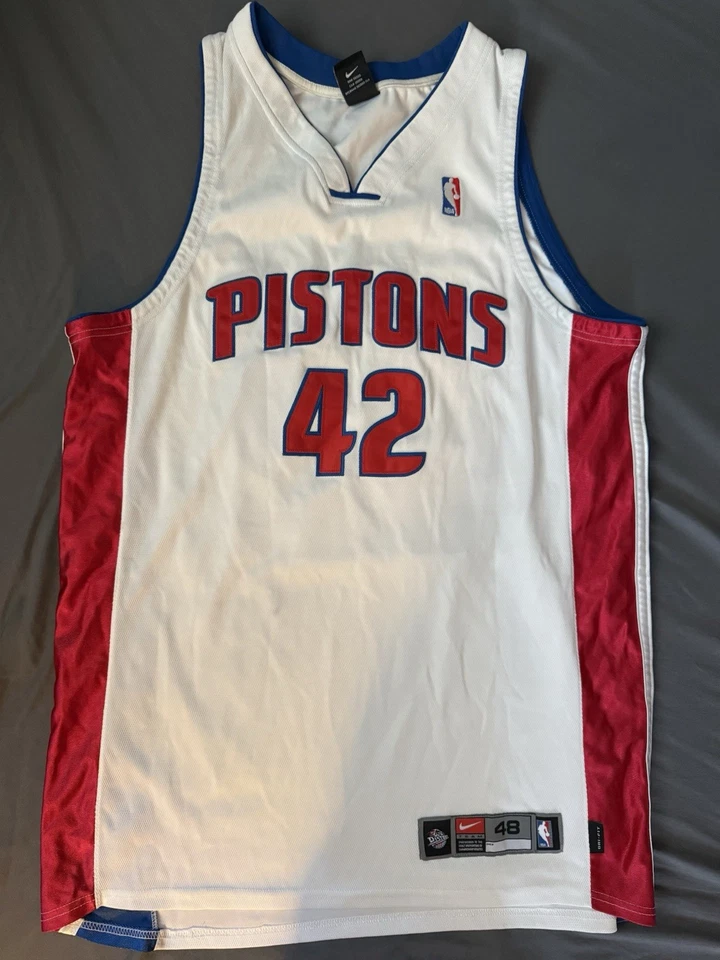 Camiseta Jerry Stackhouse Detroit Pistons Auténtica Talla 48 Foto 1 de 2
