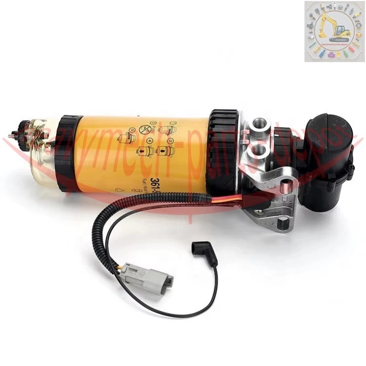Fuel Water Separator Assembly 3619554 16237725 361-9554 For JCB CAT Excavator - Image 1 of 1