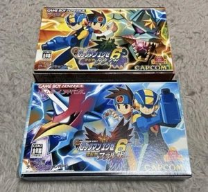 MegaMan ROCKMAN EXE6 Cybeast Falzar & Grega Lot of 2 Mega Man Nintendo Japan GBA - Picture 1 of 8