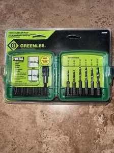 Greenlee DTAPKIT Kombination Bohrer und Gewindebohrer Bit Set, 6-32 bis 1/4-20, 6 Stück - Bild 1 von 2