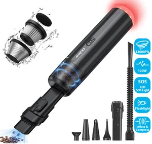 13000Pa Handheld Car Vacuum Cleaner Portable Mini Cordless Duster with LED Light - Picture 1 of 19