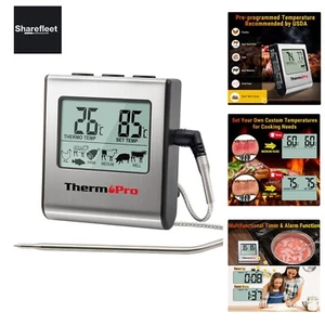 ThermoPro TP16 Digitales Bratenthermometer Ofenthermometer Fleischthermometer... - Bild 1 von 8