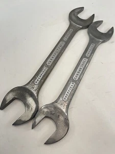 2 X Gordon Tools Sheffield (9/16W-1/2W) (5/8W-11/16W) Open End Spanner. SC33 D15 - Picture 1 of 6