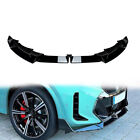 Front Bumper Spoiler Splitter Lip Kit For Bmw X6 G06 Lci M Sport 2023-2024