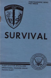 79 Page 1970s Navy Naval SERE COURSE Survival Orientation Manual on CD - Picture 1 of 12