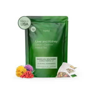 Bio Löwenzahn Wolfberry Tee - Nieren und Leber Detox Tee - Bio Leber Kind - Bild 1 von 12