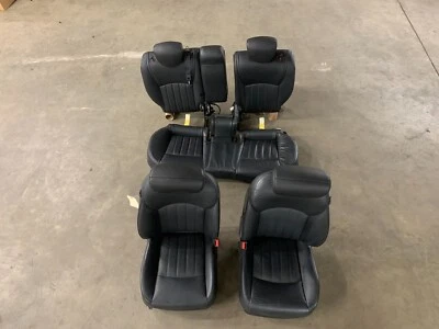 15-17 INFINITI QX50 FRONT & REAR SEATS SET BLACK LEATHER SEATS, OEM LOT3366 Foto 1 de 4