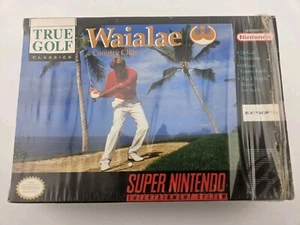 Waialae Country Club True Golf Super Nintendo Snes Cart - Manual - Box In Shrink - Bild 1 von 24