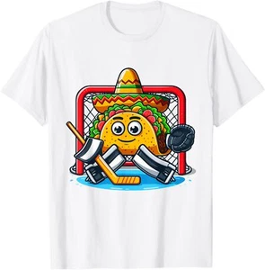 Cinco De Mayo Taco Eishockey Goalie T-Shirt - Bild 1 von 11