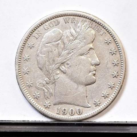 1900-S Barber Half Dollar - AU Details (#43191) Cover
