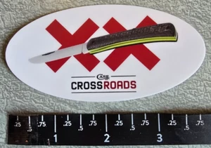 Case Knives Knife Crossroads XX Vinyl Sticker Decal Shot Show - Picture 1 of 1