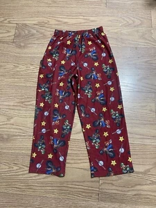 2000s Nintendo Mario Kart Wii Fleece Pajama Pants Kids XL 14/16 - Picture 1 of 3