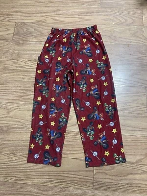 2000s Nintendo Mario Kart Wii Fleece Pajama Pants Kids XL 14/16 - Image 1 of 3