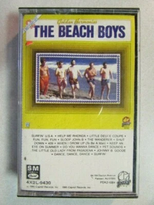 THE BEACH BOYS GOLDEN HARMONIES TWIN TAPE 1985 CASSETTE 16 SONGS PDK2-1084 OOP - Image 1 of 4