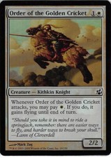 Order of the Golden Cricket *FOIL Common* Magic MtG x1 Morningtide SP