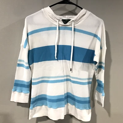 Ralph Lauren Active Green Label Womens Hoodie Sz XL - Waffle Knit - 100% cotton — 第 1/3 张图片