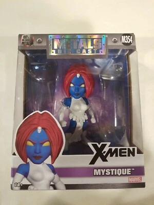 Figura de 4 pulgadas Jada Toys Die-Cast Metals Mystique X-Men Marvel Comics nuevo M354 Foto 1 de 4