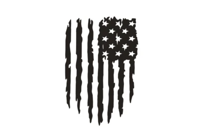 Graphics American Flag Stripe Car Sticker Universal Tailgate Vinyl Decal 36"x24" - Изображение 1 из 3