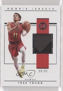 2018-19 Panini Encased Rookie Jerseys /99 Trae Young #RJ-TY Rookie RC