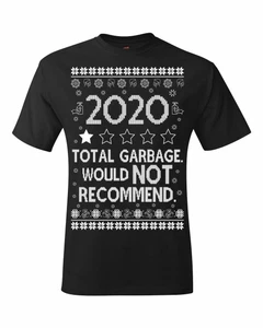 Ugly Christmas Sweater T-SHIRT | 2020 NOT Recommend | Funny Xmas T-SHIRT - Picture 1 of 4