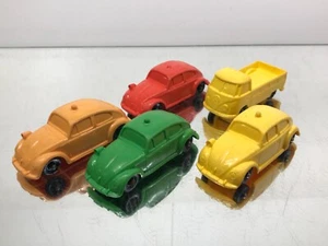 5x TOMTE LAERDAL STAVANGER VW 1200 POLICE + T2 PICKUP VINYL TOY 1:43- GOOD - 461 - Imagen 1 de 6