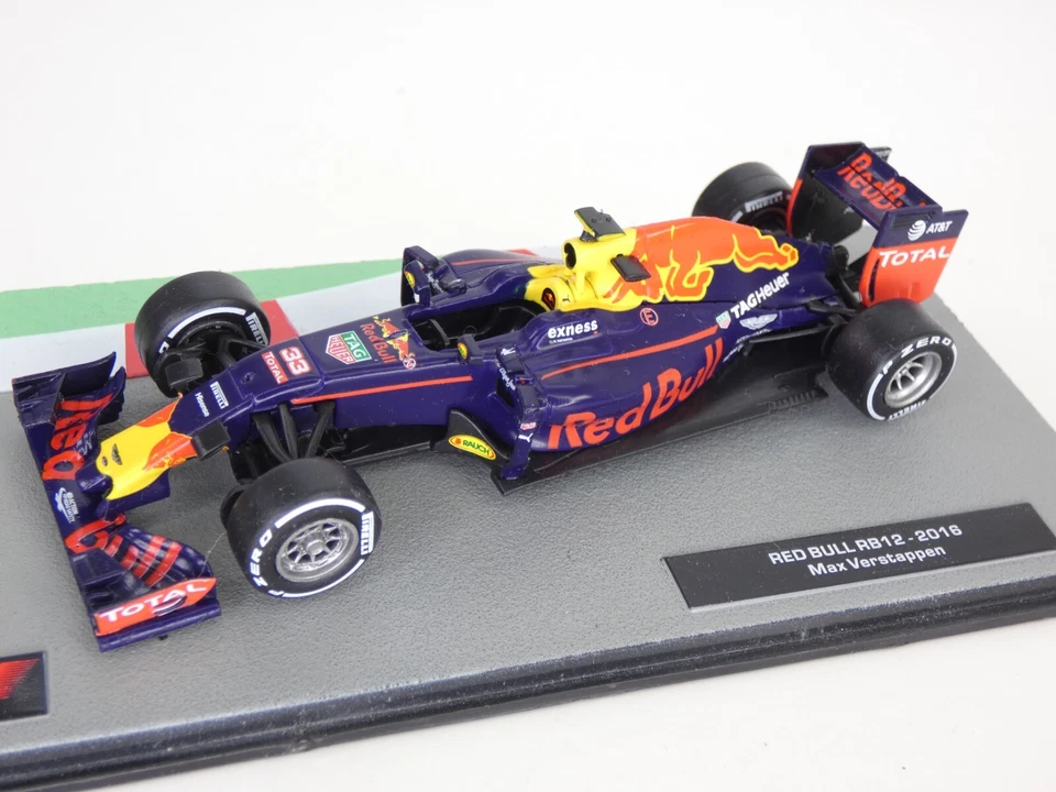 Coche coleccionable modelo juguete Fórmula 1 Max Verstappen Red Bull RB12 1:43 2016 Foto 1 de 4
