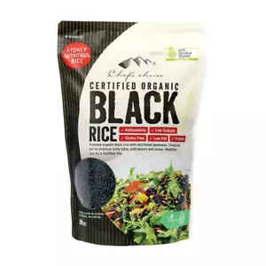 Chef's Choice Certified Organic Black Rice 500g - Picture 1 of 1