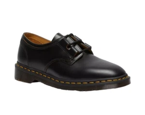 Dr. Martens Men's 1461 Ghillie Leather Oxford Dress Shoes Smooth Black Size 14 - Picture 1 of 11