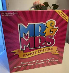 Mr & Mrs Family Edition Game Brand New And Sealed