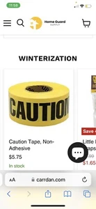 ATERET Premium Gelb Vorsichtsband I 3 Zoll x 1000 Fuß I Gefahrenband. PREIS 4 1 - Bild 1 von 9