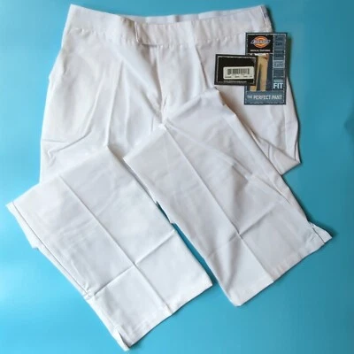 Pantalones Uniforme Médico Dickies Mujer Blanco Pantalón Perfecto Talla Grande Lote de 2 NUEVO Foto 1 de 4