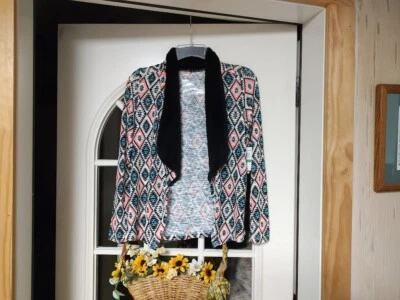 NUEVO CON ETIQUETAS Autoestima 2 Piezas Camiseta sin Mangas Chaqueta con Collar de Plumas Niña L 14 Foto 1 de 4