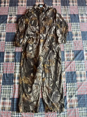 Cabela’s Realtree Hardwoods Camo Lightweight Hunting Coveralls Men’s Size XL - Image 1 of 4