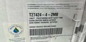 Kohler  K-T27424-4-2MB  Floor Mounted Tub Filler with Built-In Diverter*READ* - Picture 1 of 4