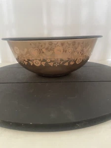 Pyrex 325 2.5L Forever Yours Bird Amber Brown Mixing Bowl Mid-Century Farmhouse - Picture 1 of 7