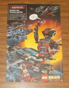 Seltene Werbung LEGO Space Spyrius 6949 Robo Guardian Monster Robot 1995 - Bild 1 von 1