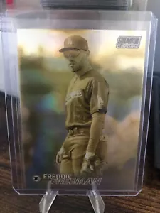 2023 Topps Stadium Club - Freddie Freeman Gold Minted Chrome SSP #217 - 1/case!! - Picture 1 of 2