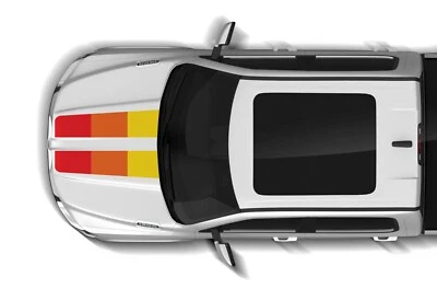 Kit de calcomanías adhesivas de diseño gráfico capó retro para Dodge Ram 2019-2023 Foto 1 de 4