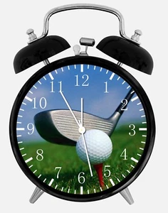 Golf Alarm Desk Clock 3.75" Home or Office Decor Z95 Nice For Gift - Picture 1 of 1