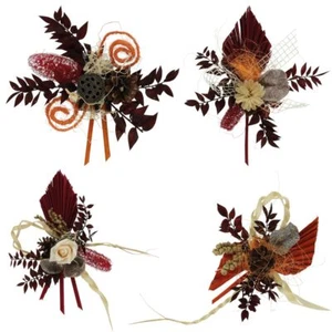 Grabgesteck Deko-Set "Natur-Auflage" Sortiment 4-fach, Trauerfloristik, - Bild 1 von 2